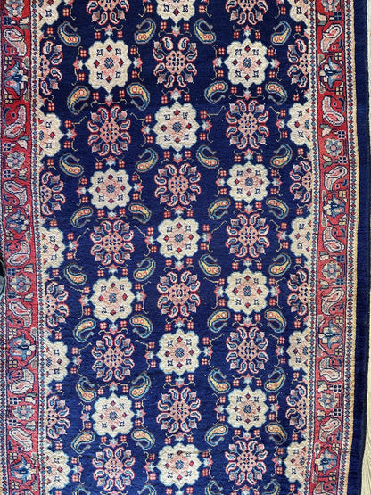 Fine Vintage Weramin Persian Runner / Area Rug 10'2'' x 4'3'' - Nuvé