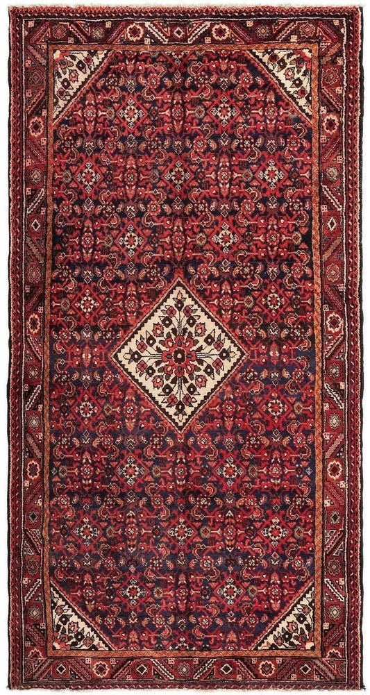 Fine Vintage Zagheh Persian Area Rug 10'4'' x 5'5'' - Nuvé