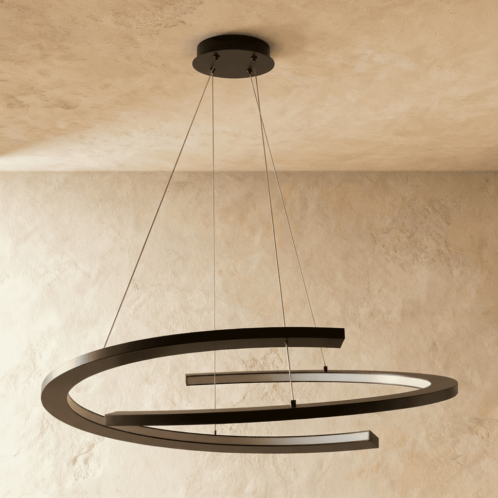Elegant Fiona Chandelier by Residence Supply featuring multiple glass pendant lights and a sleek metal frame.