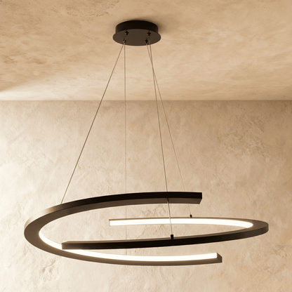 Elegant Fiona Chandelier by Residence Supply featuring multiple glass drops and a modern brass finish.
