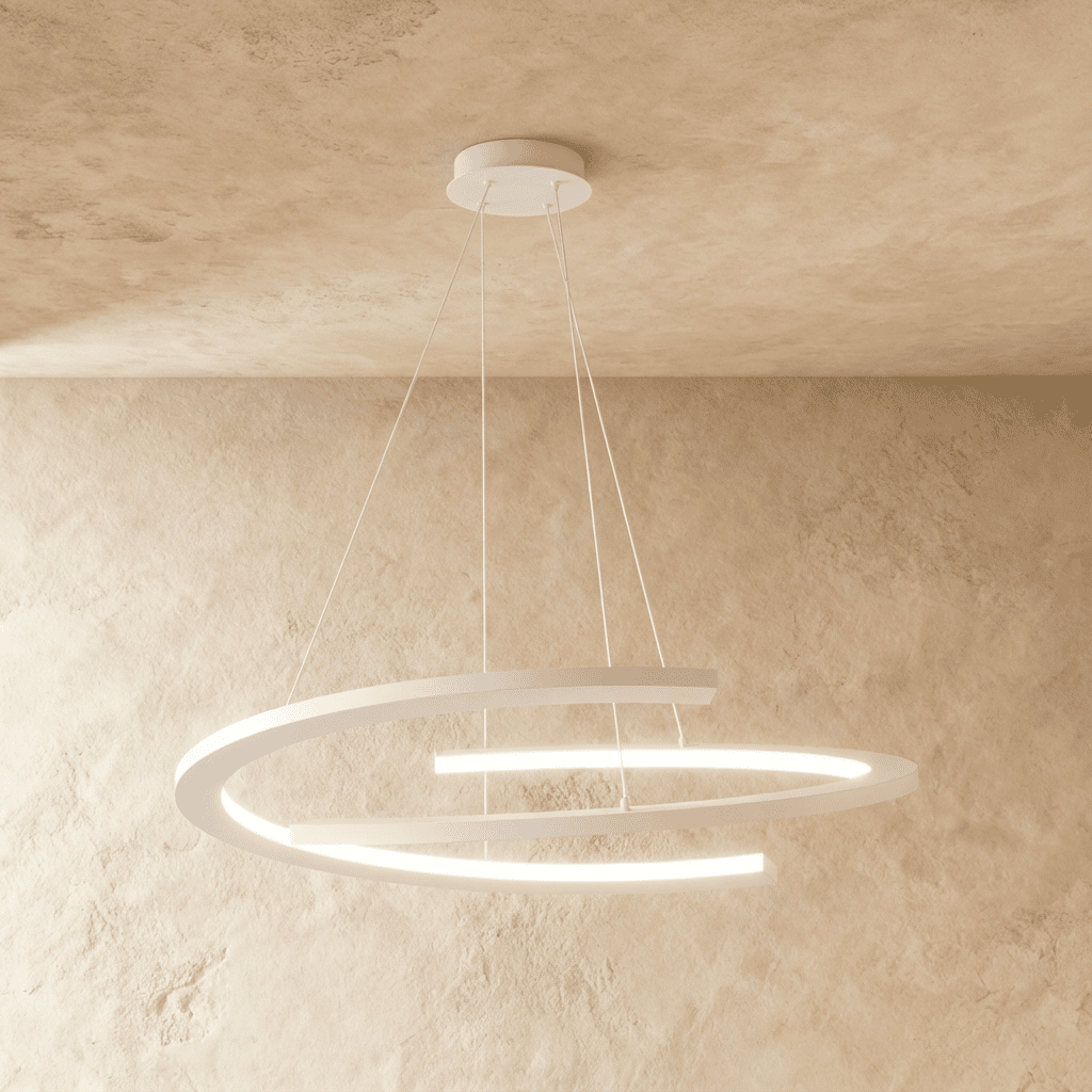 Elegant Fiona chandelier by Residence Supply featuring multiple hanging glass bulbs and a sleek metal frame.