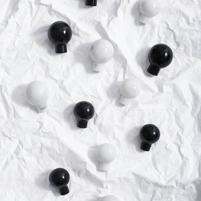 Residence Supply Fon Marble Knob, a stylish cabinet hardware with a smooth marble finish and round shape, ideal for home furniture.