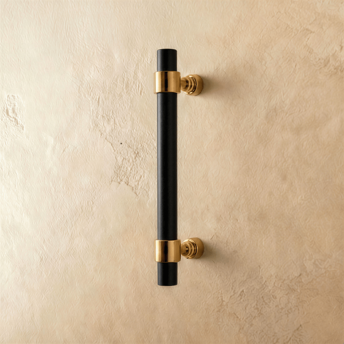 A clear view of the Frada acrylic knob and pull bar by Residence Supply, suitable for cabinet hardware in home and garden.