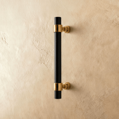A clear view of the Frada acrylic knob and pull bar by Residence Supply, suitable for cabinet hardware in home and garden.
