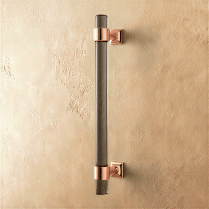 Acrylic Frada cabinet knob and pull bar by Residence Supply, modern hardware for drawers and cabinets in a sleek design.