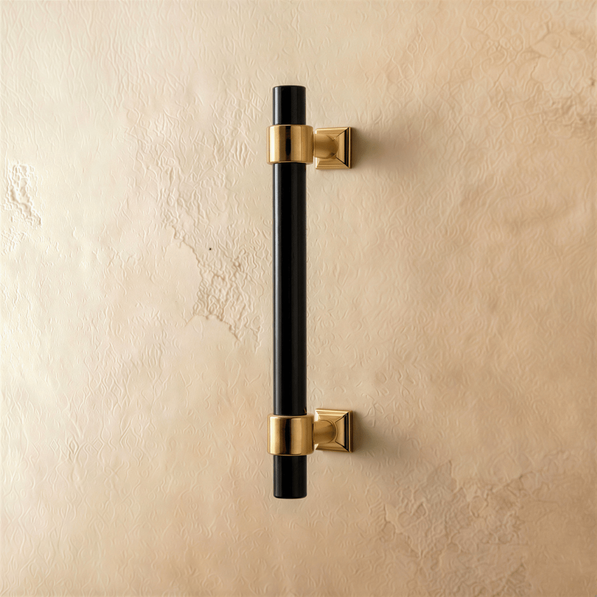 Clear acrylic Frada knob and pull bar from Residence Supply, showcasing sleek, modern cabinet hardware for home and garden.