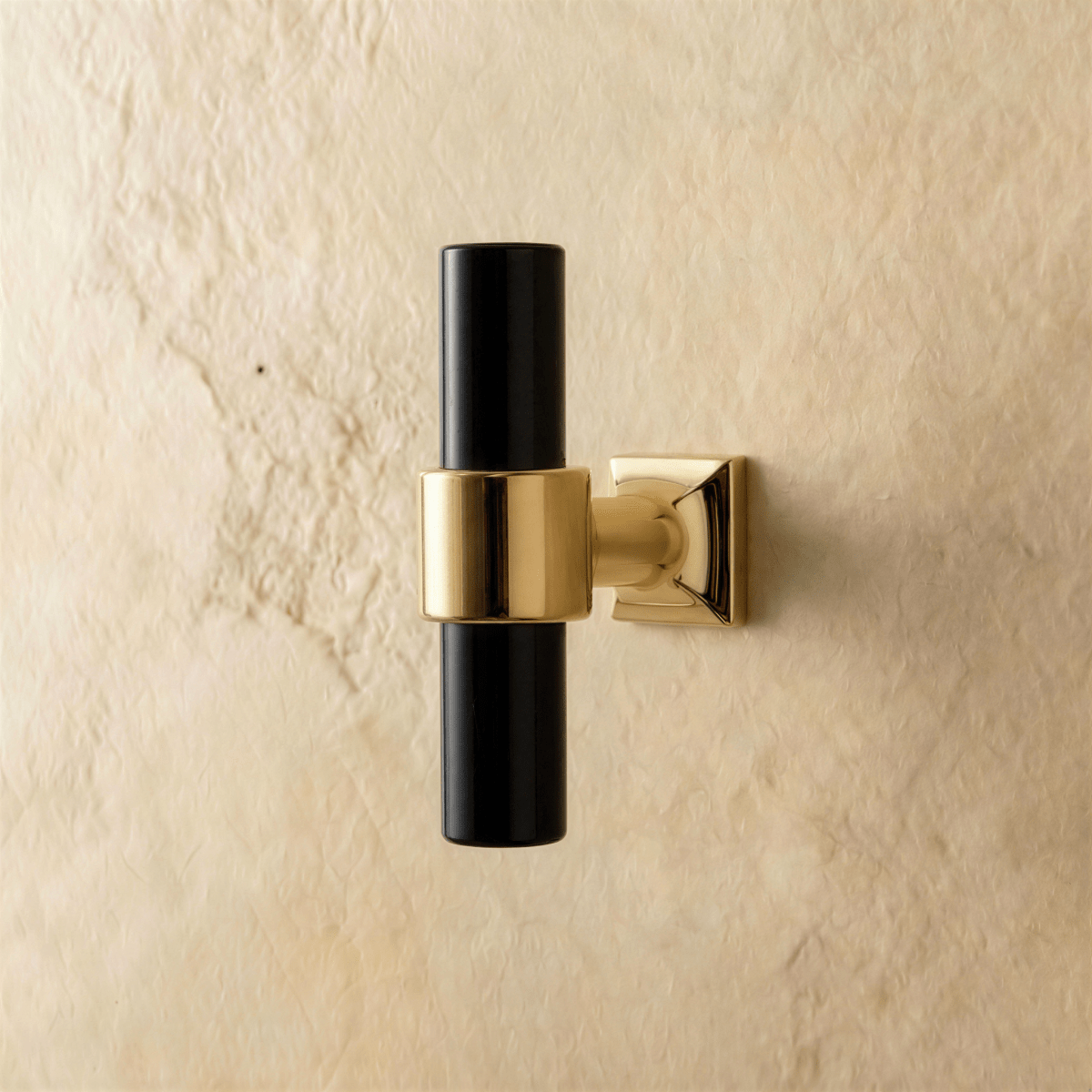 A clear image of a Frada acrylic knob and pull bar by Residence Supply, designed for cabinet hardware in home and garden decor.