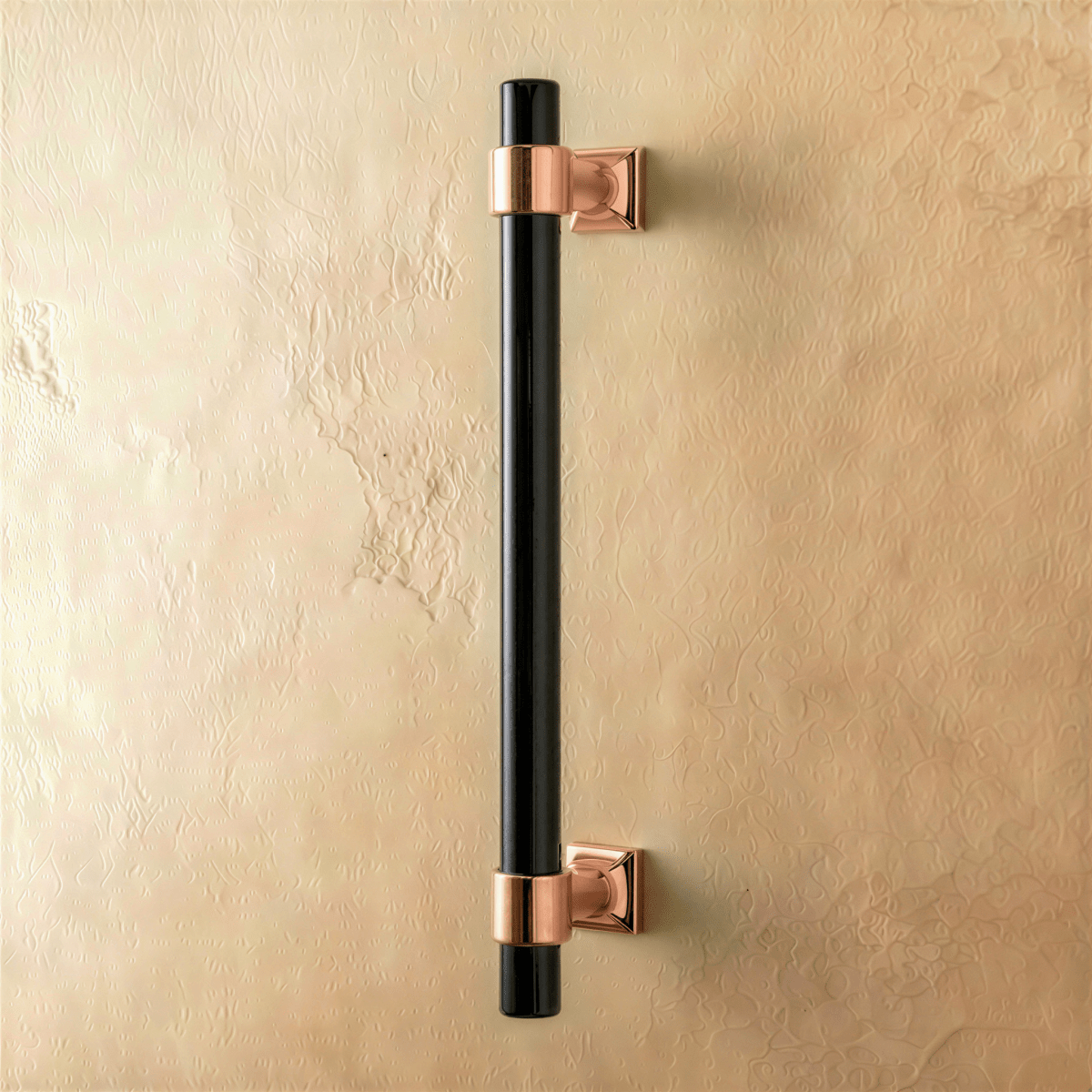 A clear image of a Frada acrylic knob and pull bar from Residence Supply, used as cabinet hardware for home and garden projects.