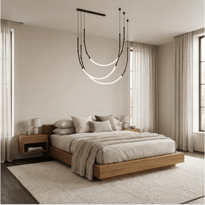 Elegant Francesca Chandelier by Residence Supply with crystal accents, hanging from a decorative metal frame in a luxurious interior setting.