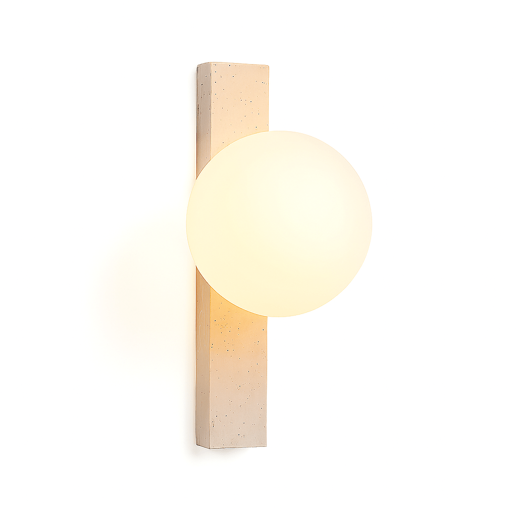 Fyris Travertine Wall Lamp - Nuvé