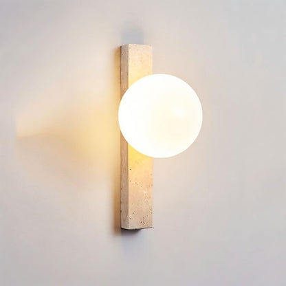Fyris Travertine Wall Lamp - Nuvé