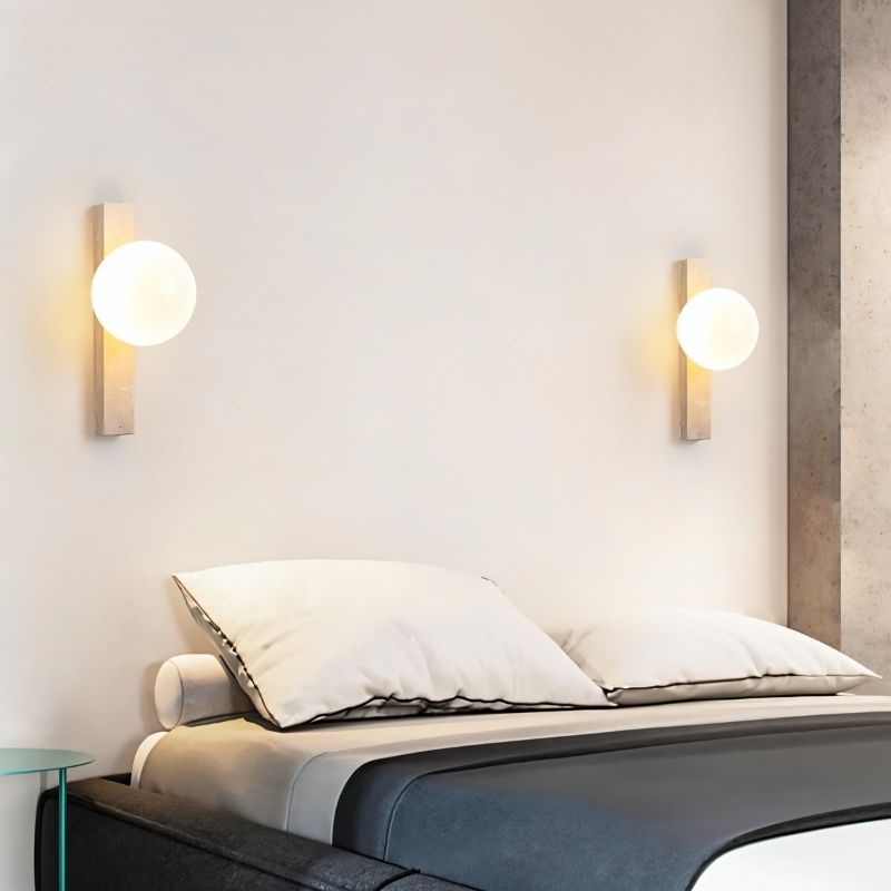 Fyris Travertine Wall Lamp - Nuvé