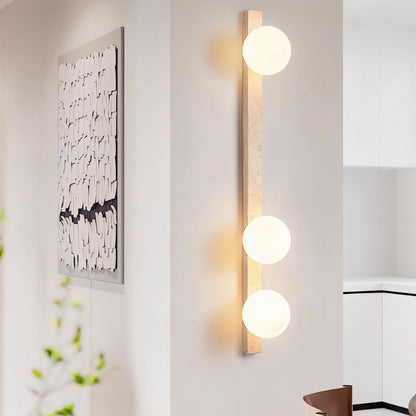 Fyris Travertine Wall Lamp - Nuvé