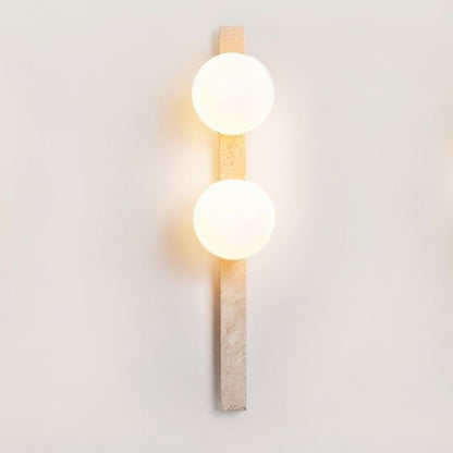 Fyris Travertine Wall Lamp - Nuvé