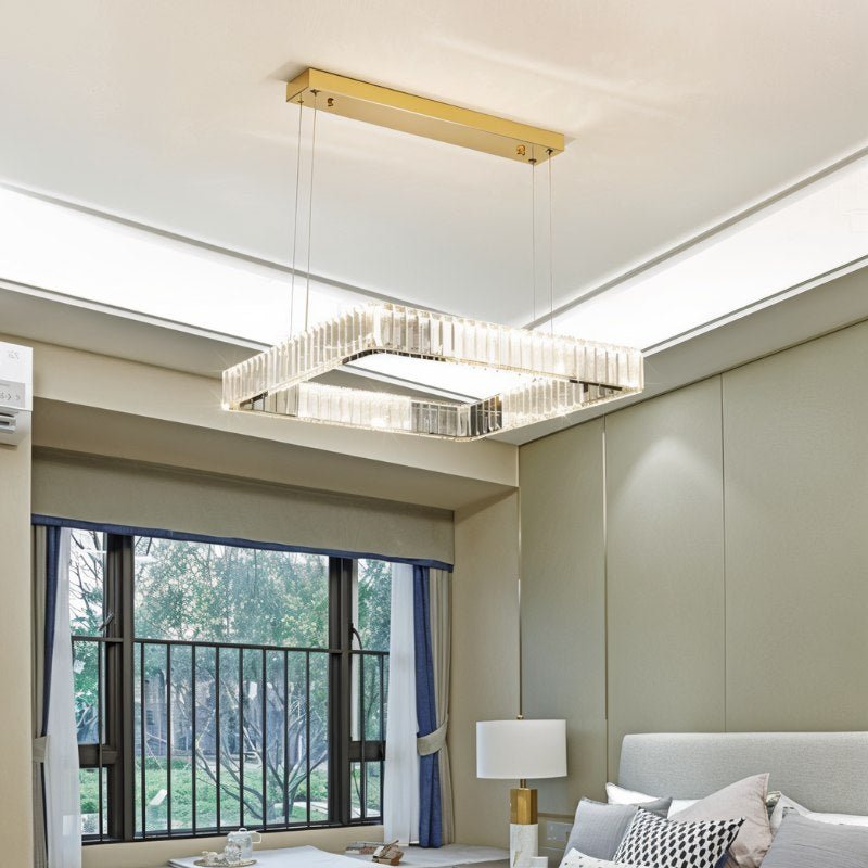 Elegant Gerel Chandelier by Residence Supply featuring multiple glass shades and intricate metal detailing for a sophisticated look.