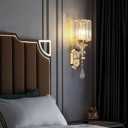 Modern Glanz Wall Lamp by Residence Supply with sleek metal finish and adjustable arm, mounted on a neutral wall.