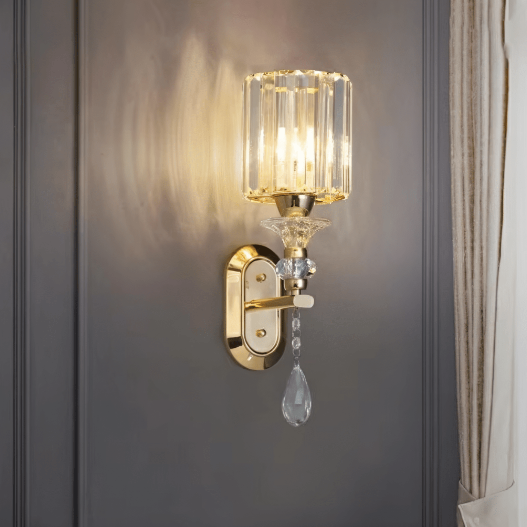 Residence Supply Glanz Wall Lamp with sleek design, featuring a modern black finish and stylish mounted lighting fixture.