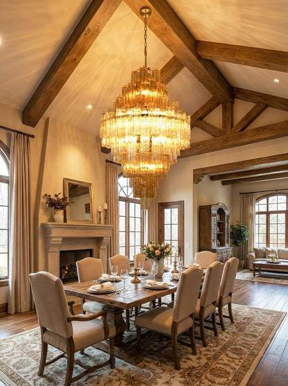 Star Shaped Glass Addis Diamond Chandelier