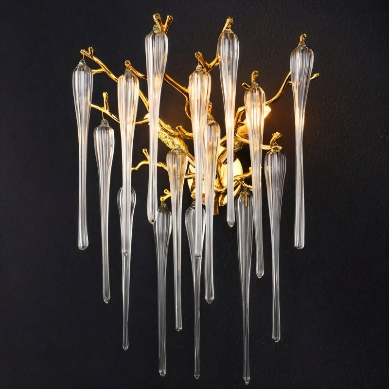 Modern Glere Wall Lamp by Residence Supply, featuring sleek design and adjustable arm for ambient lighting in living spaces.