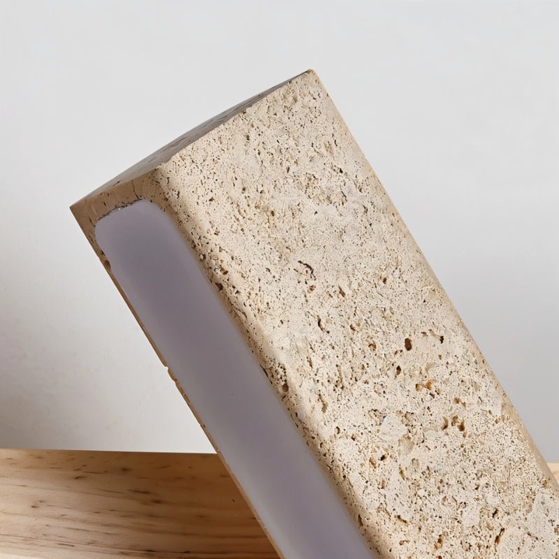 Glimra Travertine Wall Lamp - Nuvé