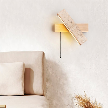 Glimra Travertine Wall Lamp - Nuvé