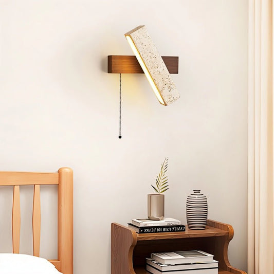 Glimra Travertine Wall Lamp - Nuvé