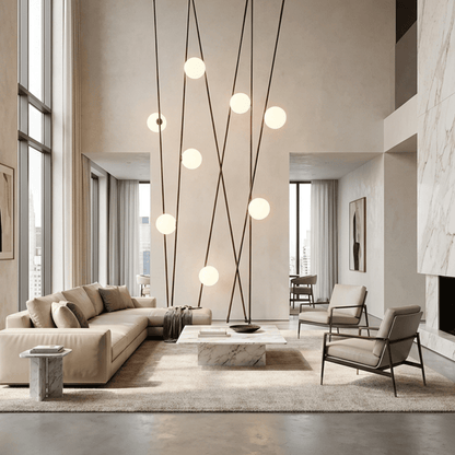 Glita Floor To Ceiling Lamp - Nuvé