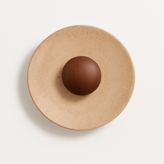 Glova Travertine Wall Lamp - Nuvé