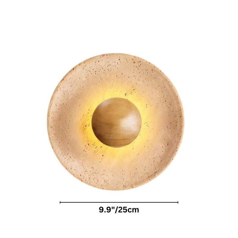 Glova Travertine Wall Lamp - Nuvé