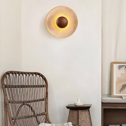 Glova Travertine Wall Lamp - Nuvé