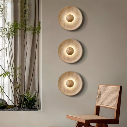 Glova Travertine Wall Lamp - Nuvé
