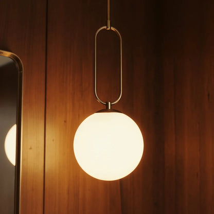 Gong Alabaster Pendant Light
