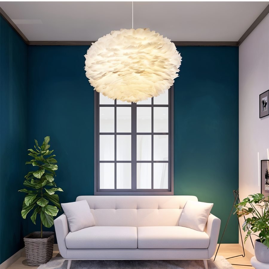 Goose Feather Pendant Light - Nuvé