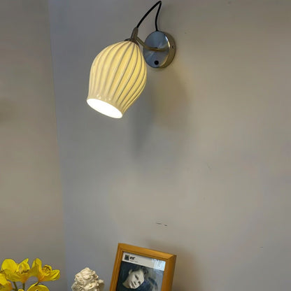 Modern Haela Wall Lamp by Residence Supply, featuring sleek design and ambient lighting for stylish interior decor.