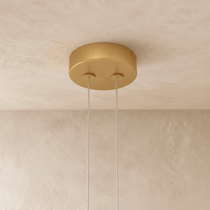 Elegant Halo Chandelier by Residence Supply featuring a modern circular design with multiple hanging light bulbs.