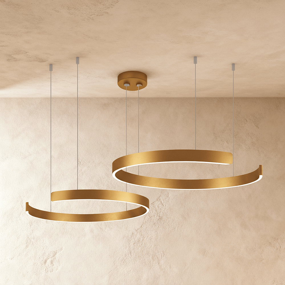 Elegant Halo Chandelier by Residence Supply featuring multiple hanging glass globes and a sleek metal frame for modern lighting.