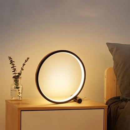 Residence Supply Halo Touch Table Lamp with modern design, featuring a sleek base and touch control for adjustable lighting.