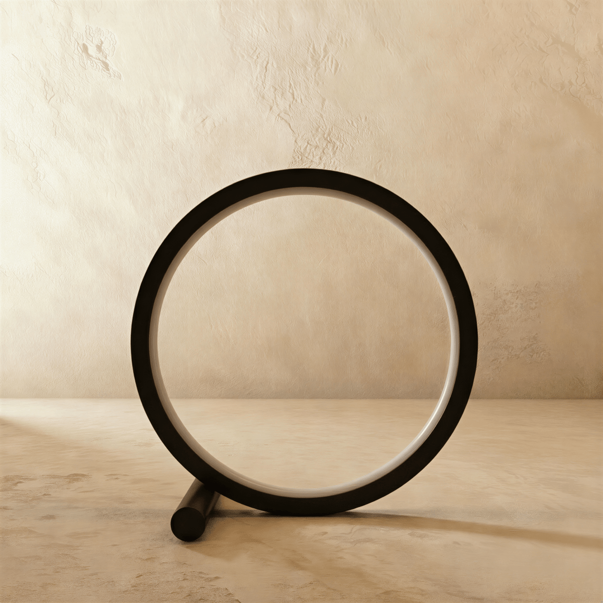 Residence Supply Halo Touch Table Lamp with modern design and touch control, featuring a sleek base and soft illuminated shade.