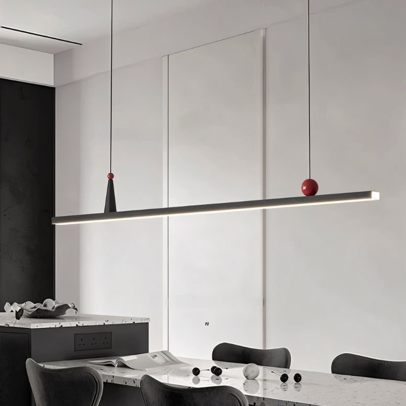 Modern Halrya Pendant Light by Residence Supply featuring a sleek linear design and contemporary aesthetic.