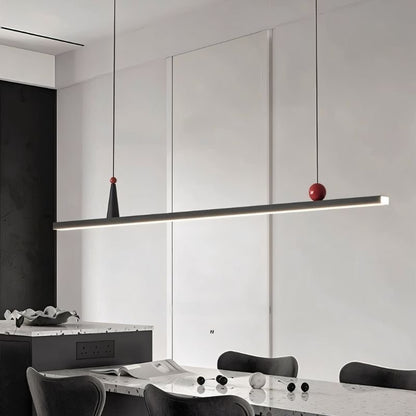 Modern Halrya Pendant Light by Residence Supply featuring a sleek linear design and contemporary aesthetic.