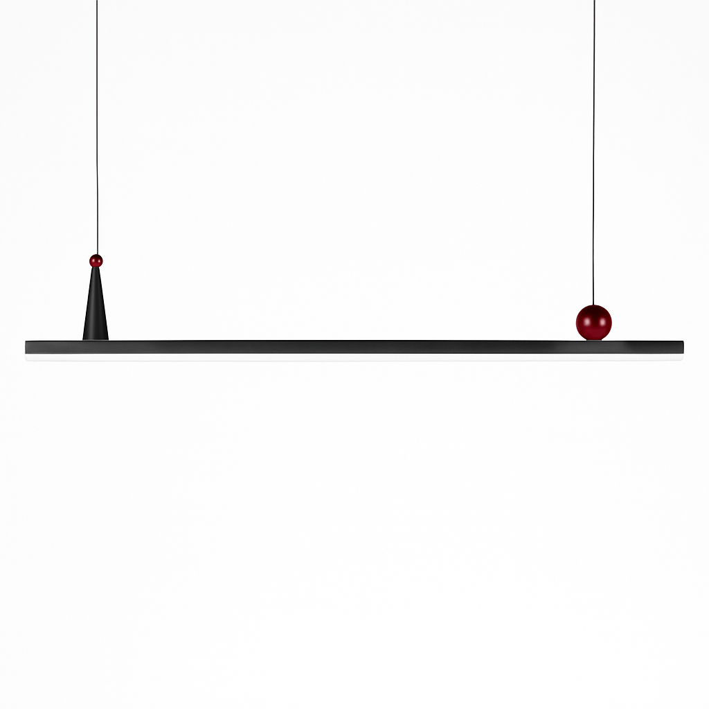 Modern Halrya Pendant Light by Residence Supply featuring a sleek design with a metal frame and warm illumination.