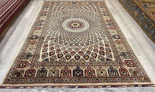 Handmade Afghani Gumbad Dome Area Rug 7x10 ft - Nuvé
