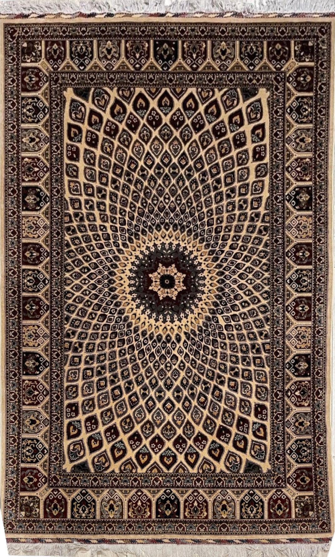 Handmade Afghani Gumbad Dome Area Rug 7x10 ft - Nuvé