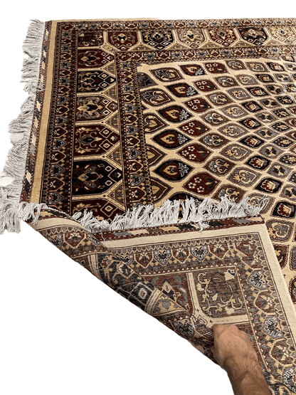 Handmade Afghani Gumbad Dome Area Rug 7x10 ft - Nuvé