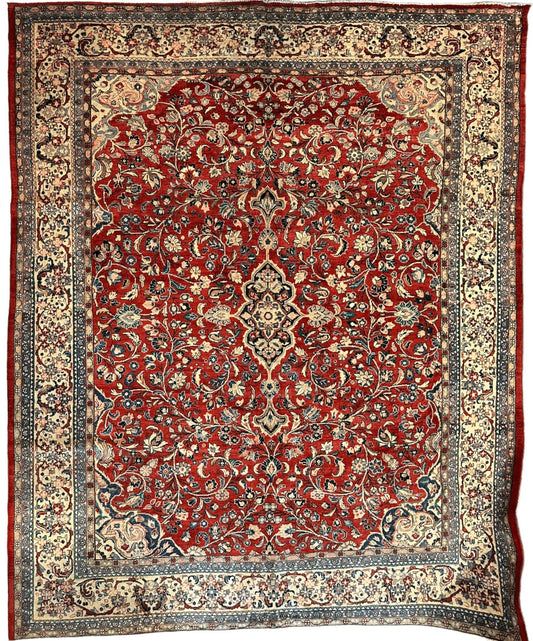 Handmade One-of-a-Kind Persian Mahal Rug - 10’ x 12’10” - Nuvé