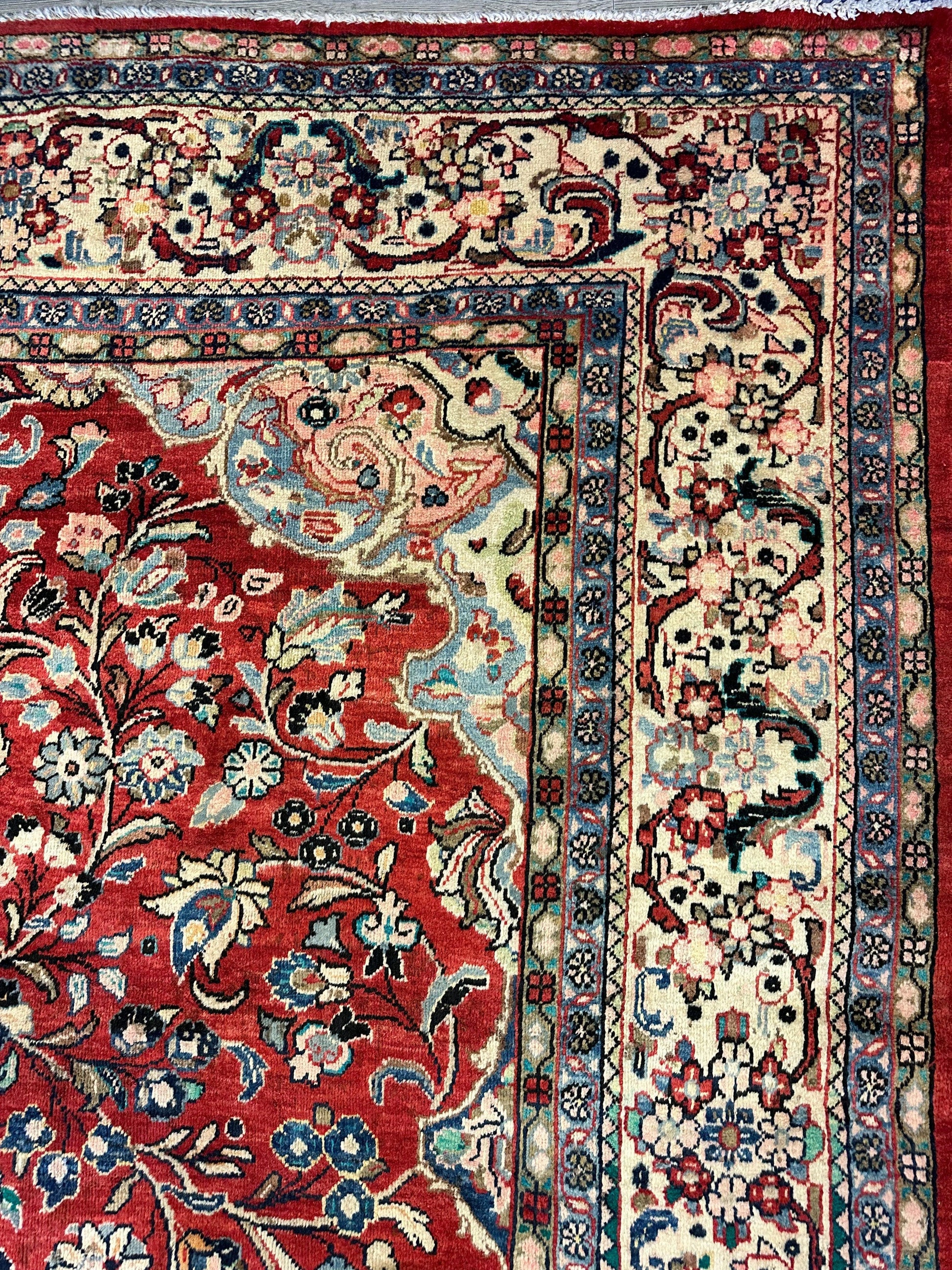 Handmade One-of-a-Kind Persian Mahal Rug - 10’ x 12’10” - Nuvé