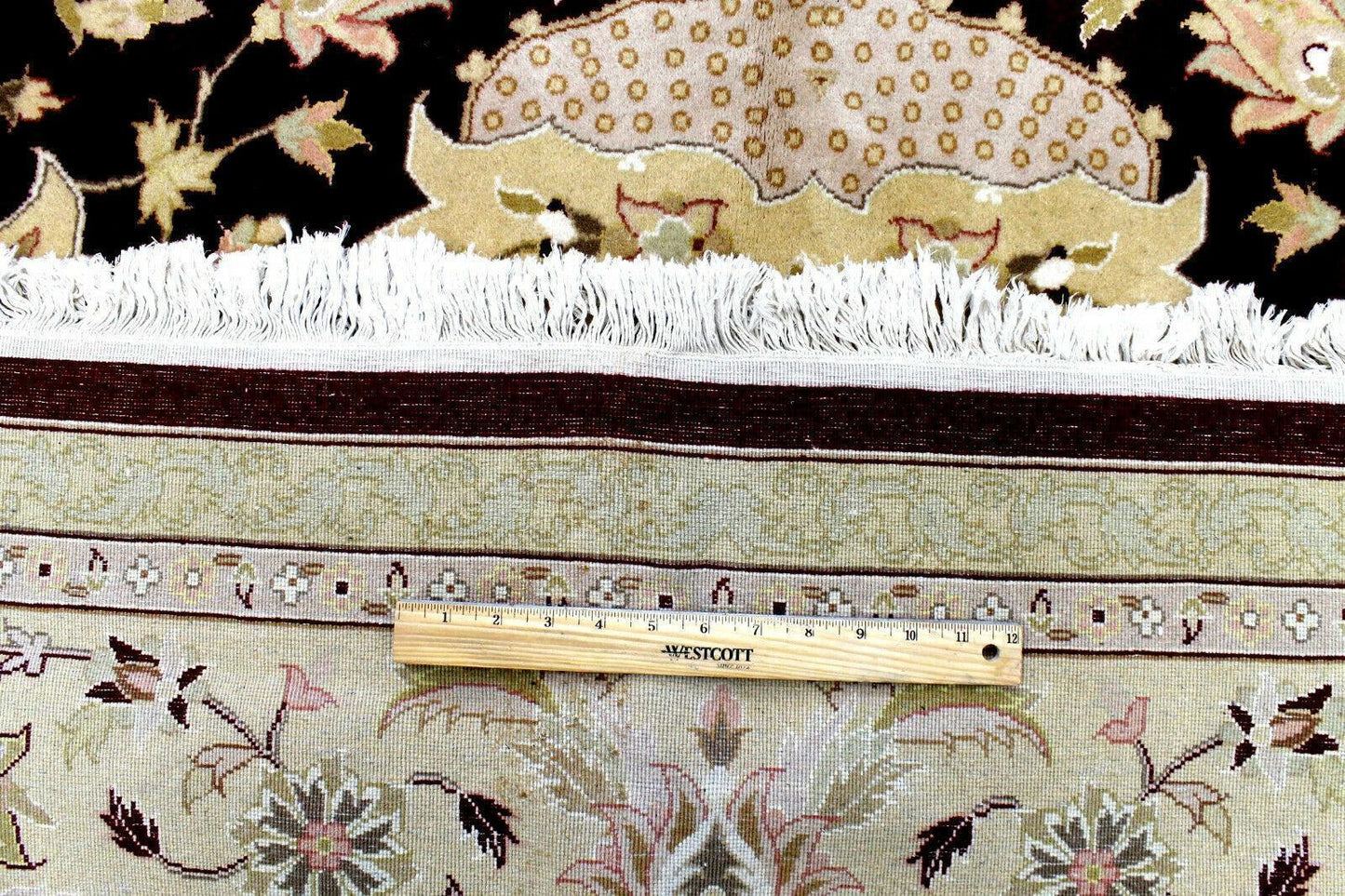 Hand-Knotted Pak-Ziegler Wool Rug – 8'7" x 11'7" – Traditional Design, Warm Earth Tones - Nuvé