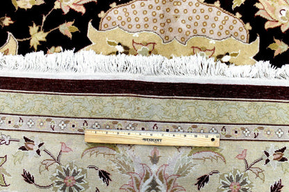 Hand-Knotted Pak-Ziegler Wool Rug – 8'7" x 11'7" – Traditional Design, Warm Earth Tones - Nuvé