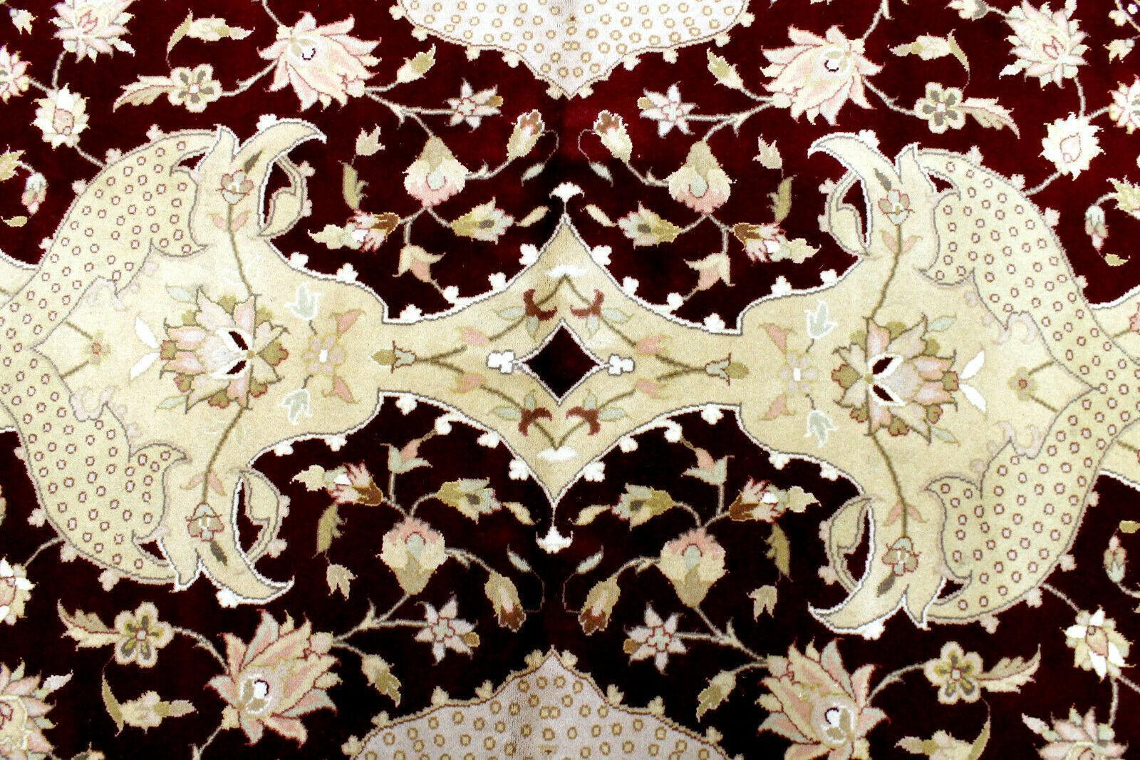 Hand-Knotted Pak-Ziegler Wool Rug – 8'7" x 11'7" – Traditional Design, Warm Earth Tones - Nuvé