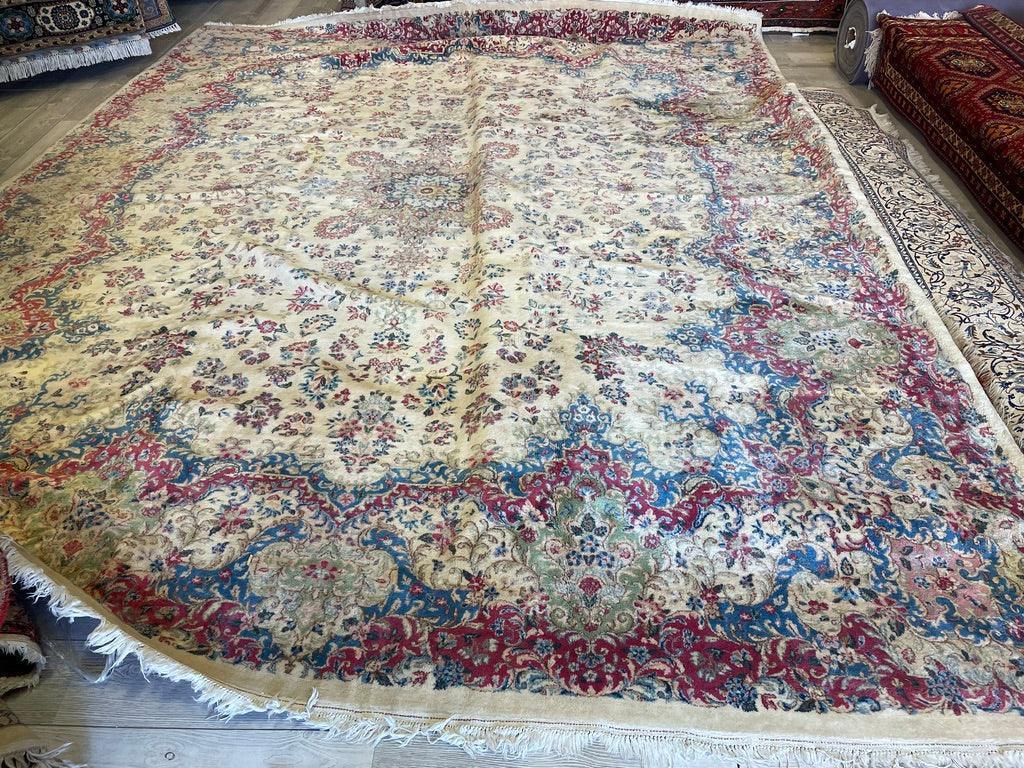 Handmade Vintage 1930's Kirman 10x13 area Rug - Nuvé